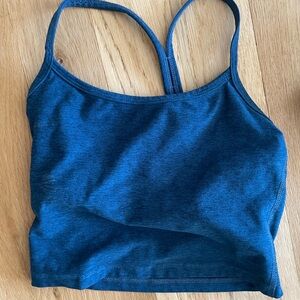 Beyond Yoga Deep Blue Strappy Tank